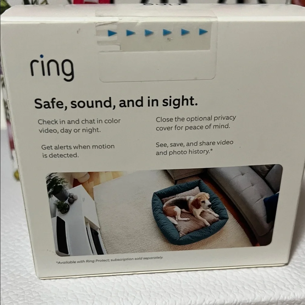 Ring Indoor Cam in White and Black
